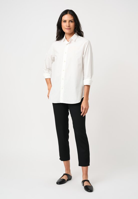 Yohji Yamamoto Gabardine Slim Cropped Pants