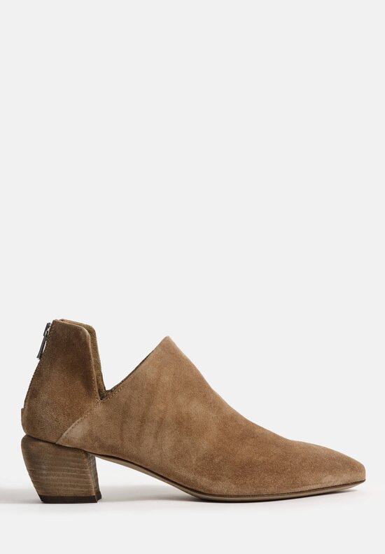Officine Creative Suede Leather Sally Heel Ankle Boots