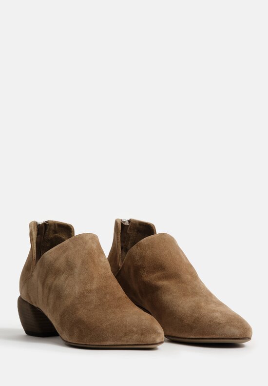 Officine Creative Suede Leather Sally Heel Ankle Boots