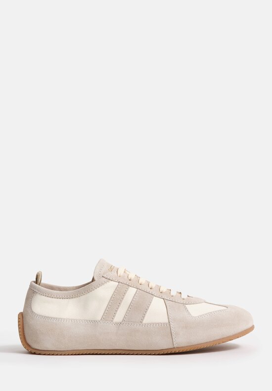 Officine Creative Mixed Leather Lace Up Subside Sneakers