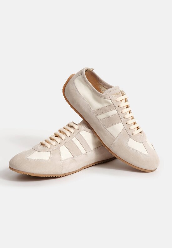 Officine Creative Mixed Leather Lace Up Subside Sneakers