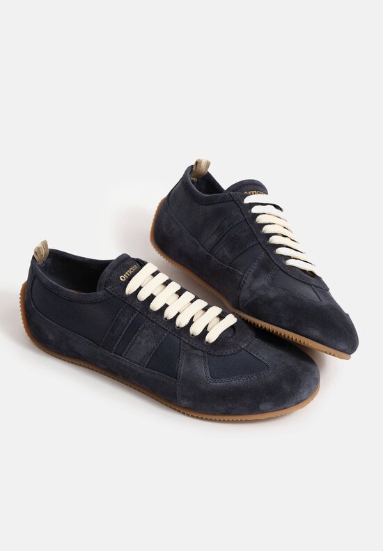 Officine Creative Mixed Leather Lace Up Subside Sneakers