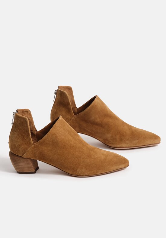 Officine Creative Suede Leather Sally Heel Ankle Boots