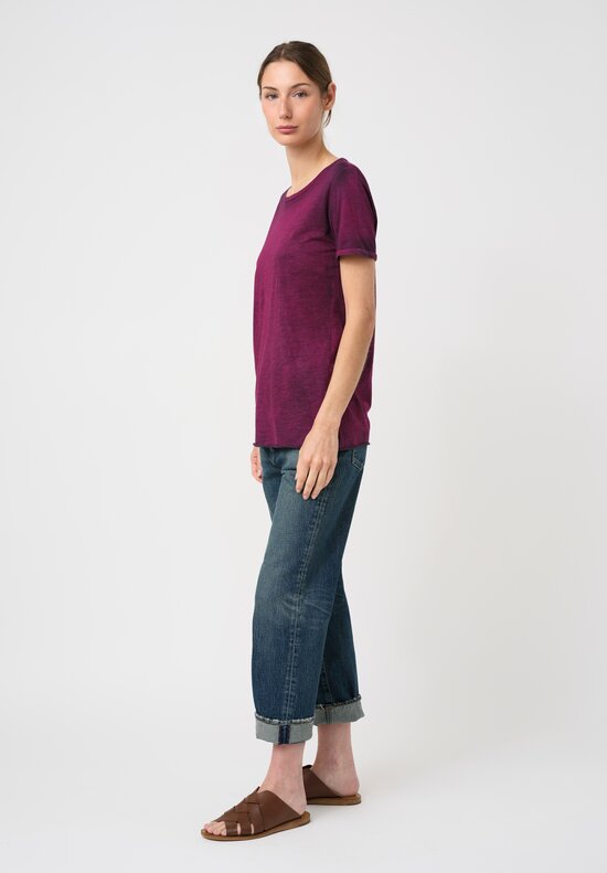 Avant Toi Hand-Painted Cotton Girocollo T-Shirt