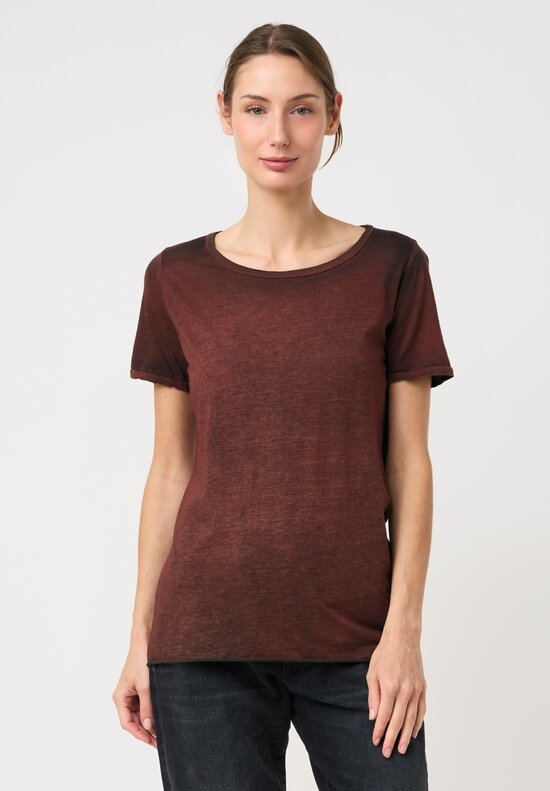 Avant Toi Hand-Painted Cotton Girocollo T-Shirt