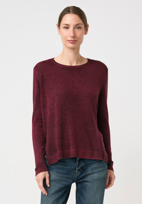 Avant Toi Hand-Painted Cashmere Maglia con Spacchi Sweater