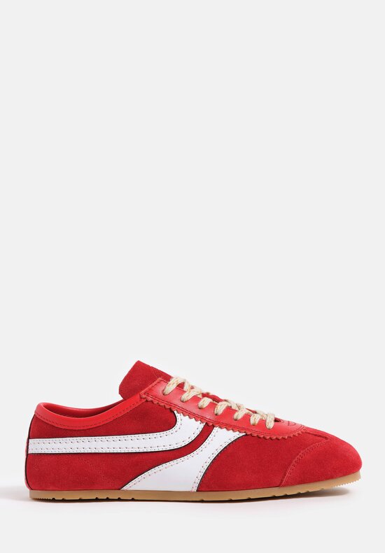Dries Van Noten Suede & Leather Trim Sneakers