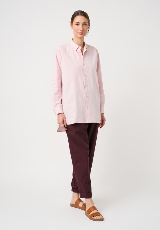 Casey Casey Washed Paper Cotton Clothilde Shirt in Pink