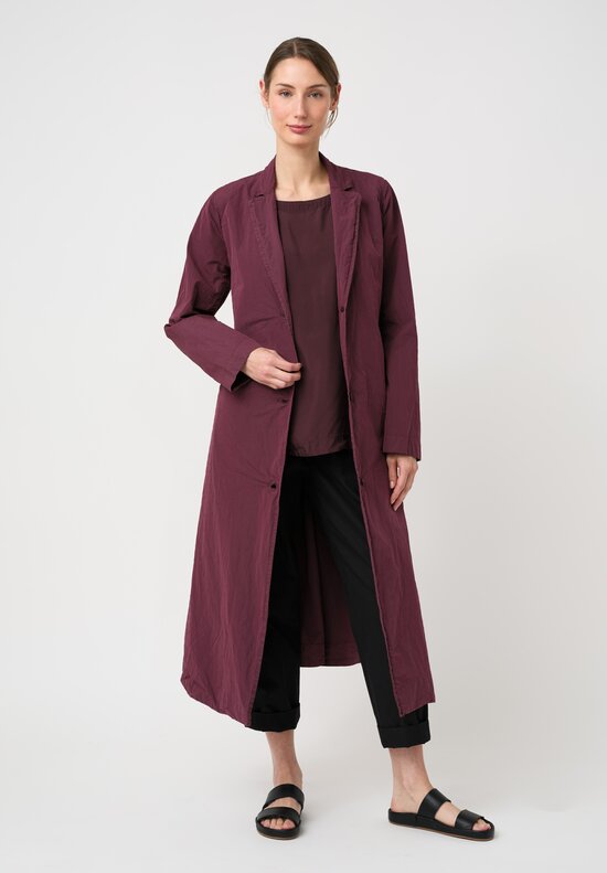 Casey Casey Tulipy Cap Sleeves Francesca Top in Prunella Purple