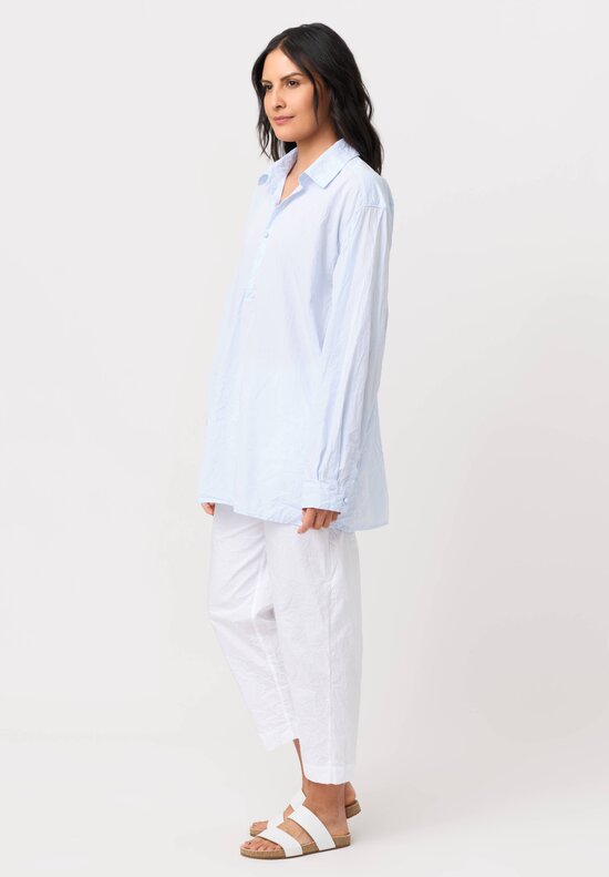 Daniela Gregis Washed Cotton Solid Fratello Uomo Shirt