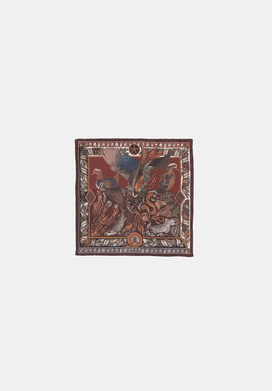 Sabina Savage Silk Neptune's Riches Square Kerchief