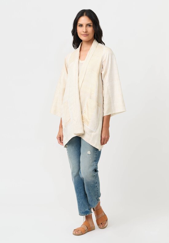 	Mieko Mintz Jaipur Kantha A-Line Jacket