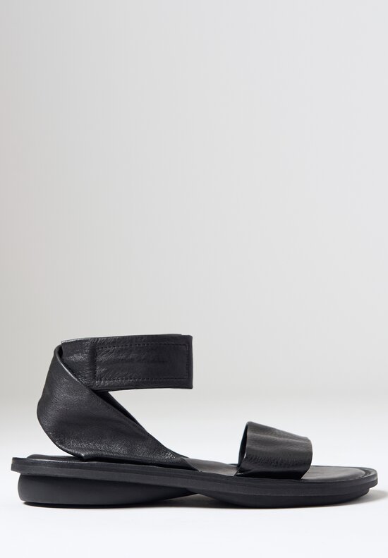 Trippen Careless Sandal in Black	