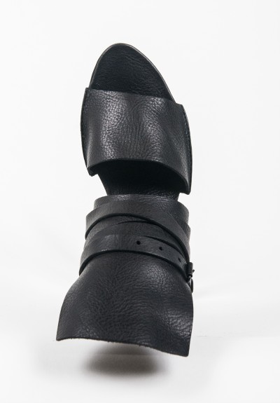 Trippen Kilt Open Toe Sandal in Black | Santa Fe Dry Goods Trippen ...