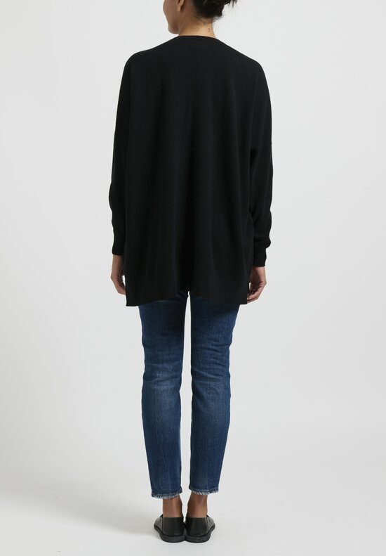 Hania New York Marley Crewneck Sweater in Black	