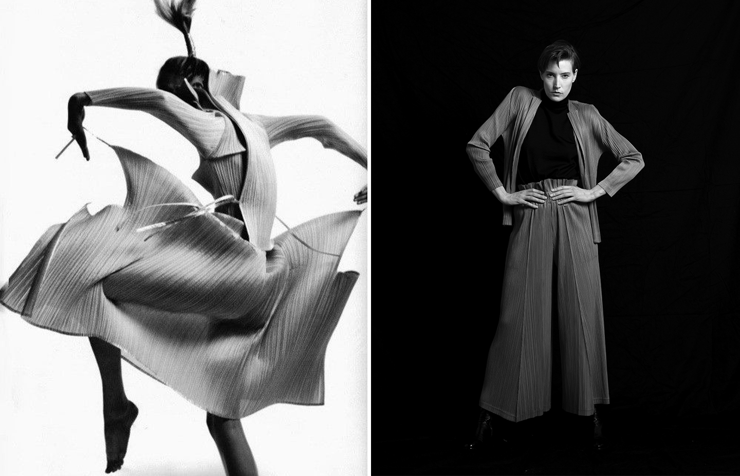 Issey Miyake Pleats Please and Irving Penn