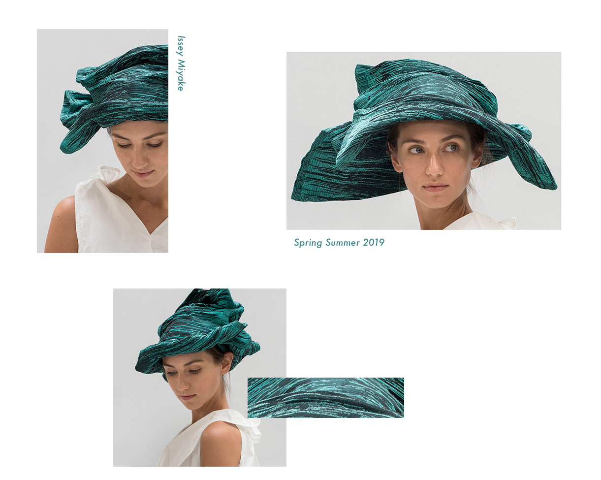 Issey Miyake Spring Summer 2019 Collection, Hats