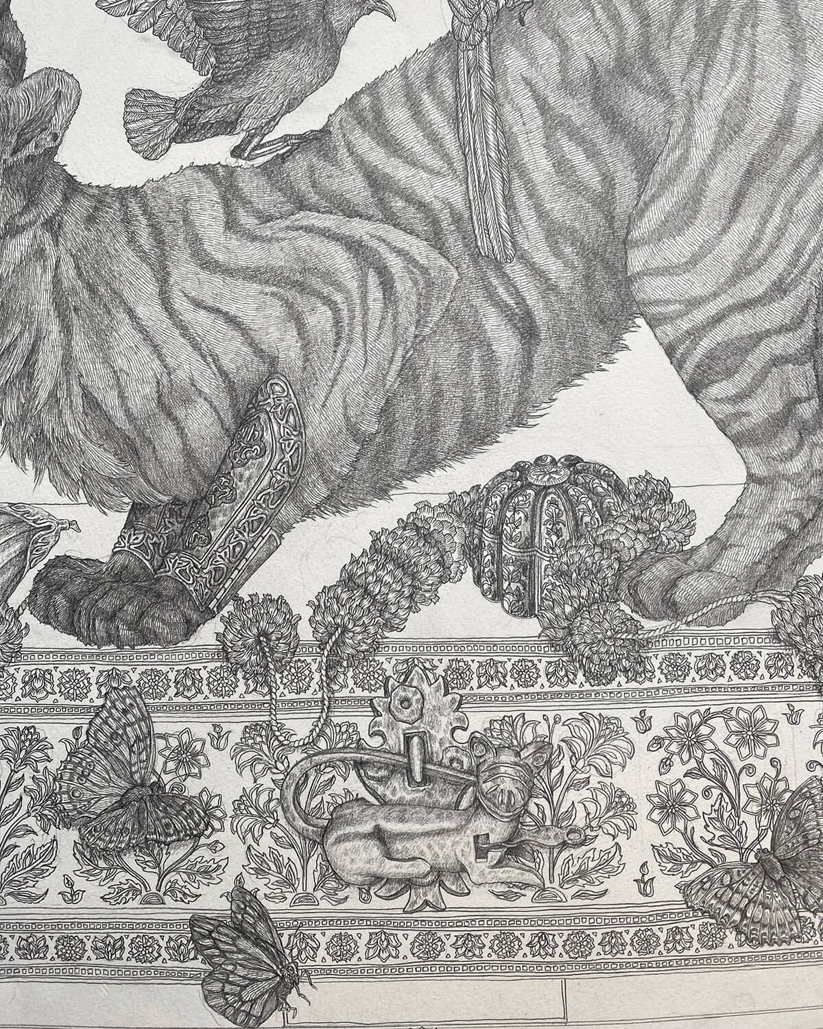 Sabina Savage Drawings: PANCHATANTRA Tiger