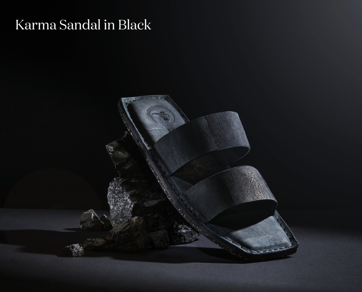 Trippen Black Karma Sandal