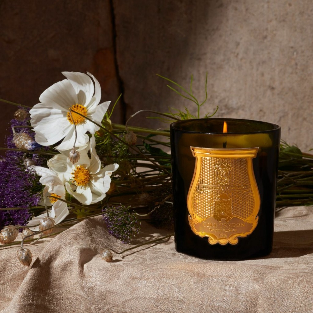 Cire Trudon Candle with Flowers