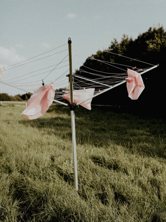 Sustainable Air-Drying Clothing Outside