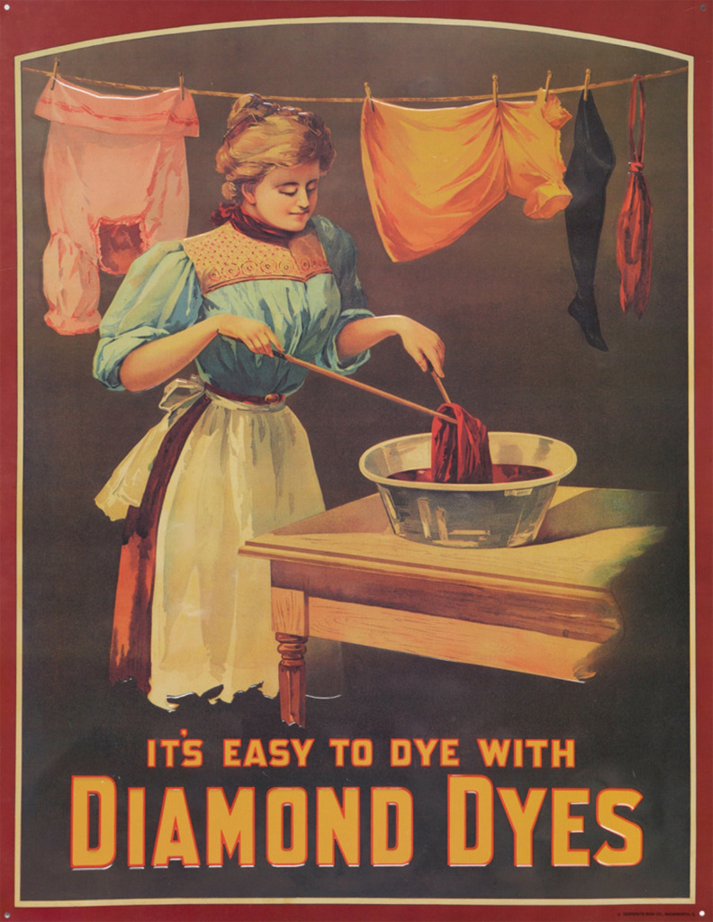Vintage Diamond Dyes Advertisement