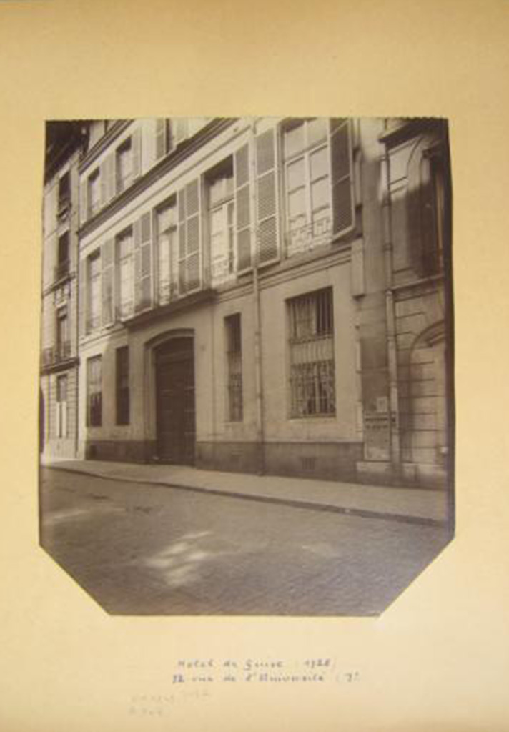 Vintage Image of the Hotel de Guise by Eugene Atget