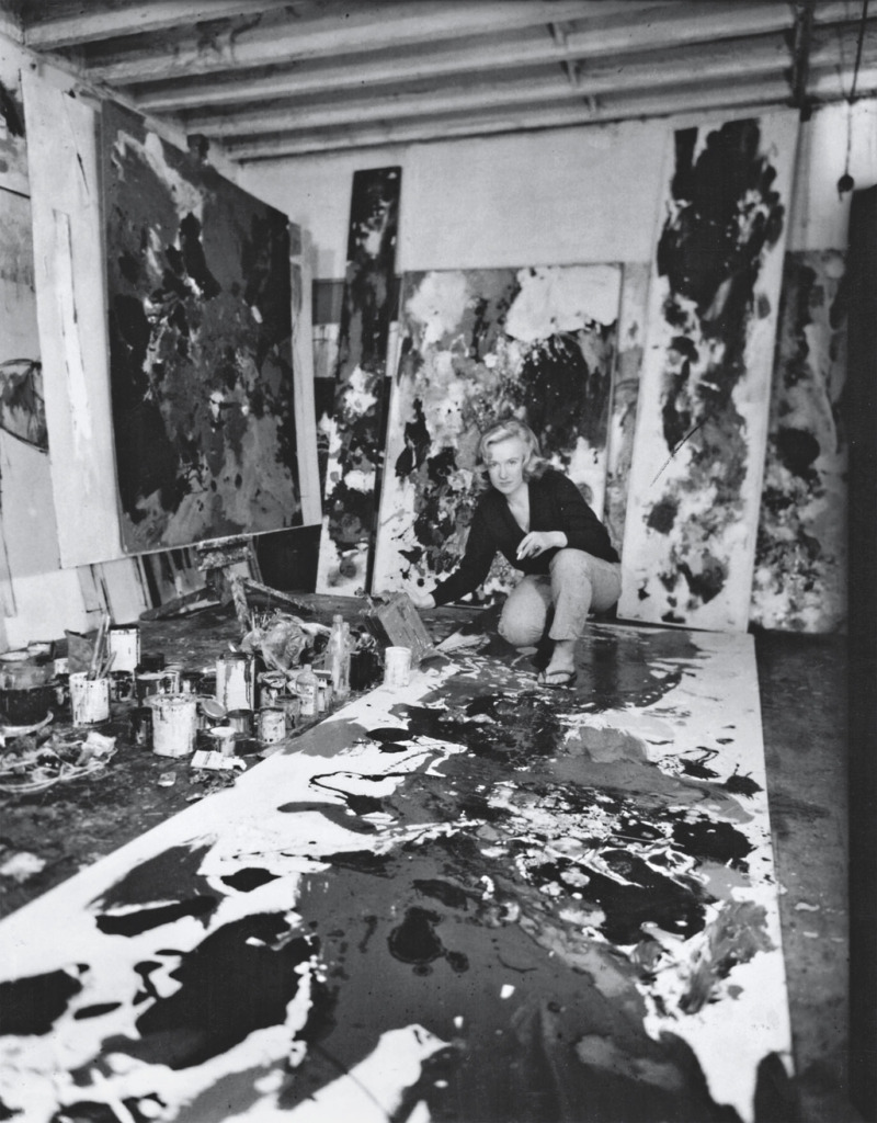 Portrait of Painter Gillian Ayres in her Studio